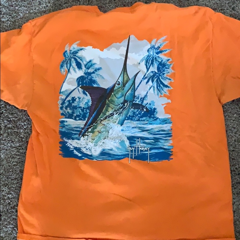 Men’s orange guy Harvey T-shirt
